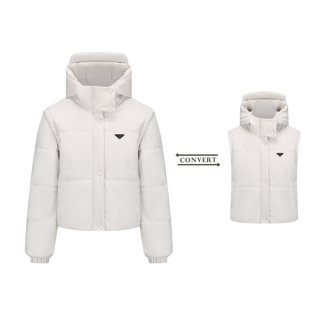 Damen wandelbare Steppjacke Drune