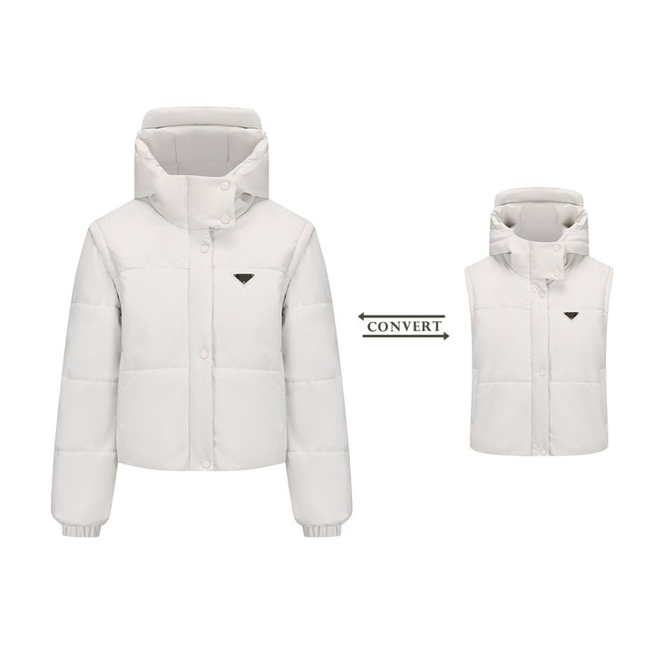 Damen wandelbare Steppjacke Drune