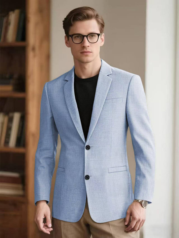 Herren eleganter strukturierten Blazer Drune