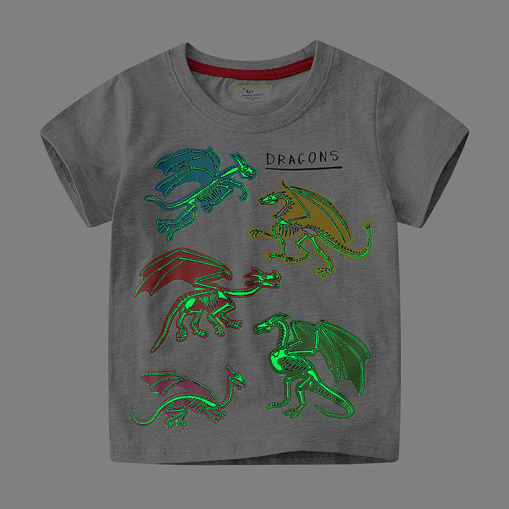 Jungen T-Shirt mit lebhaftem Drachenmotiv Drune