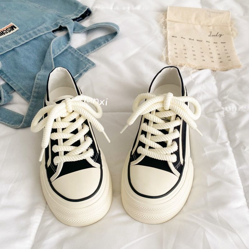Damen Plateau-Sneaker mit elastischem Schnürsystem und robustem Obermaterial Drune