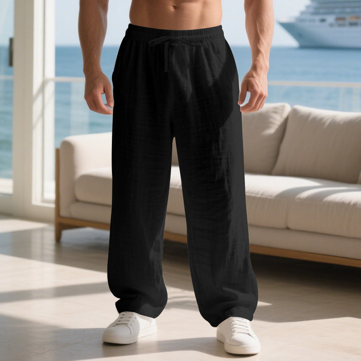 Herren Bequeme Sommerhose mit elastischem Bund Drune
