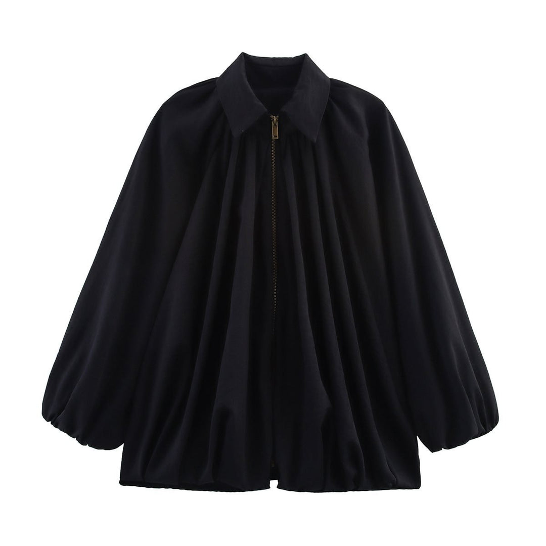 Damen elegante Bluse mit Raffungen und lässiger Passform Drune