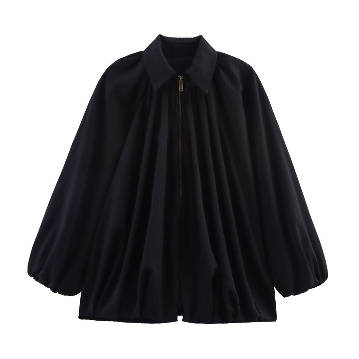 Damen elegante Bluse mit Raffungen und lässiger Passform Drune