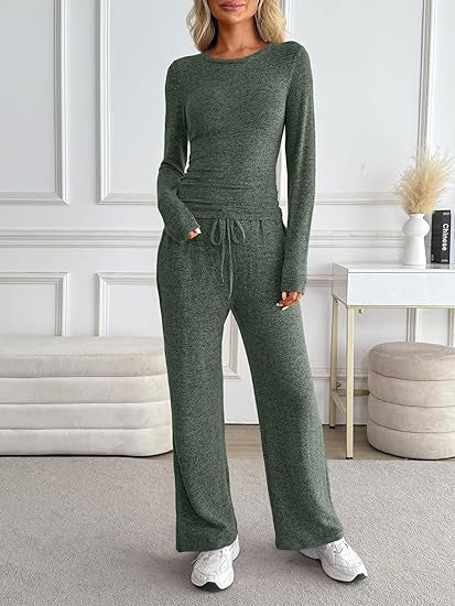 Damen gemütliches Lounge-Set mit weitem Schnitt Drune