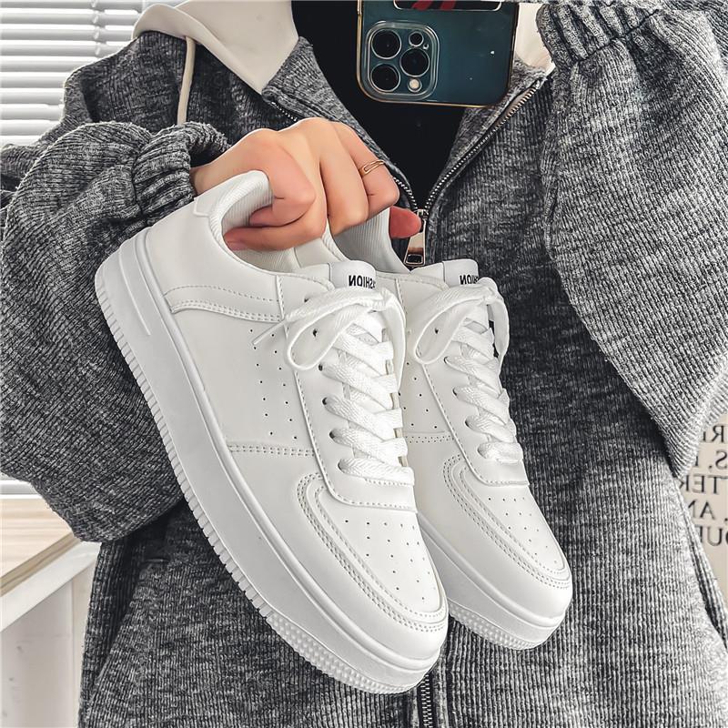 Damen modische Sneakers im minimalistischen Design mit atmungsaktiver Oberfläche Drune
