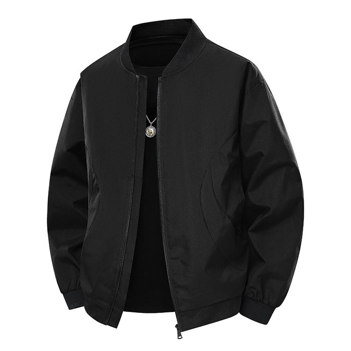 Herren stylische Bomberjacke mit unkompliziertem Schnitt und elastischen Bündchen Drune