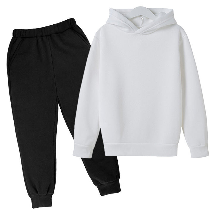 Unisex nan komfortables Hoodie und Jogger Set aus French Terry mit elastischem Bund und Rippbündchen Drune