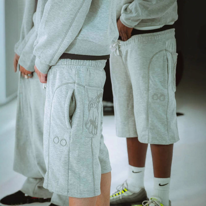 Damen Sportliche Shorts mit kreativem Druck Drune