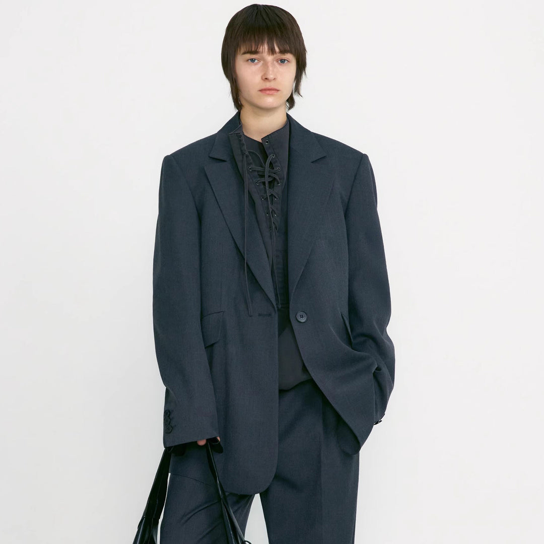 Damen Oversized Blazer aus hochwertigem Stoff Drune