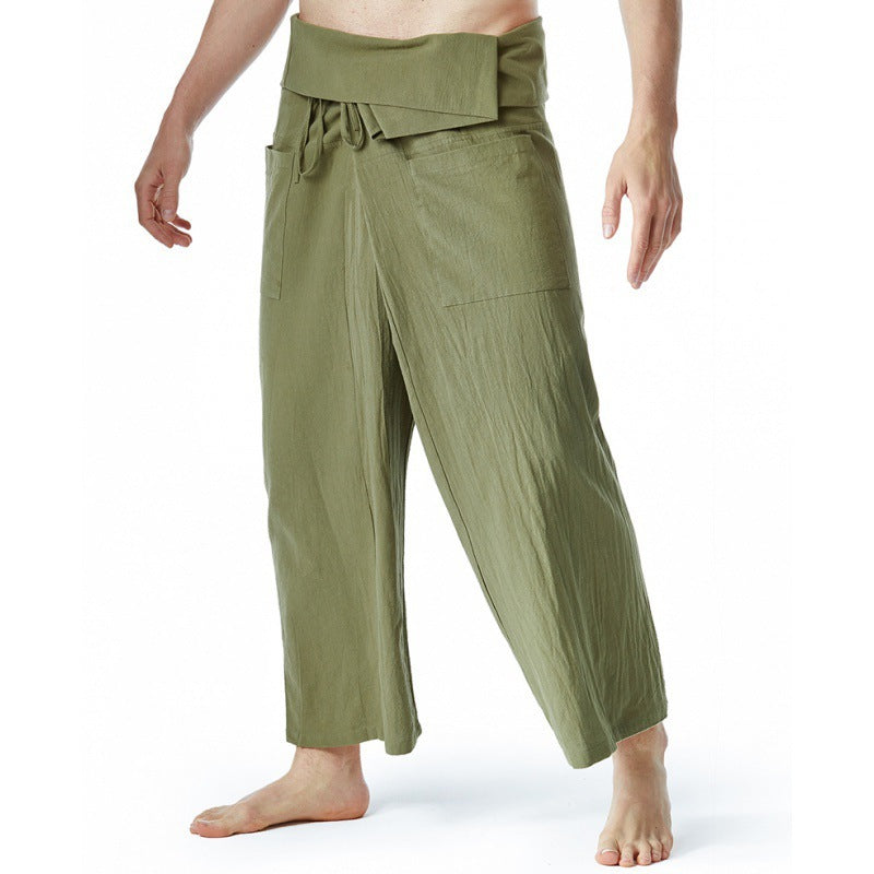 Herren lässige Wickelhosen im modernen Design Drune