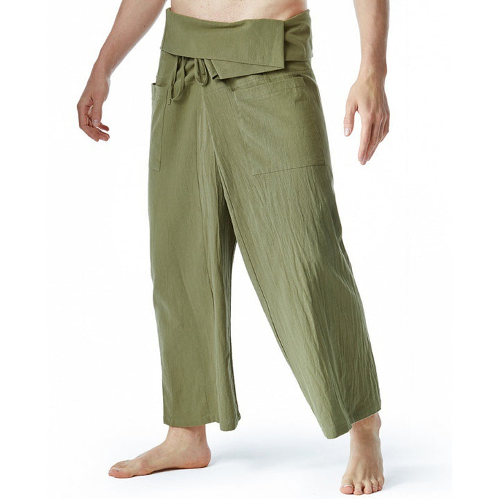 Herren lässige Wickelhosen im modernen Design Drune