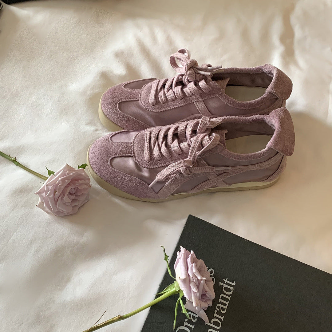 Damen modische Sneakers mit hochwertigem Wildleder und atmungsaktiver Konstruktion Drune