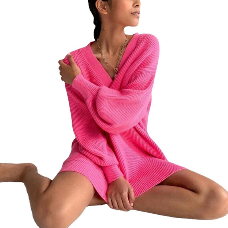 Damen Strickcardigan mit oversized Schnitt und dekorativen Knöpfen Drune