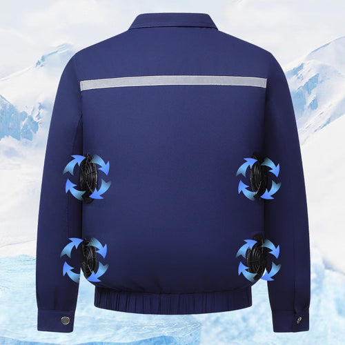 Unisex nan kühlende Arbeitsjacke mit integrierten Lüftersystem Drune