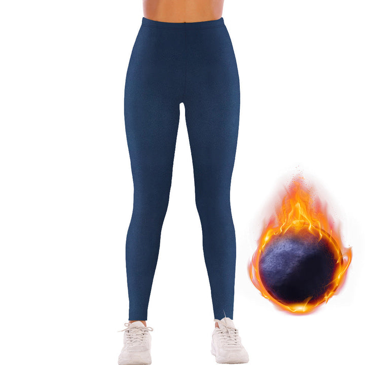 Damen Hochwertige Fitness-Leggings mit schweißableitender Technologie und hohem Bund Drune