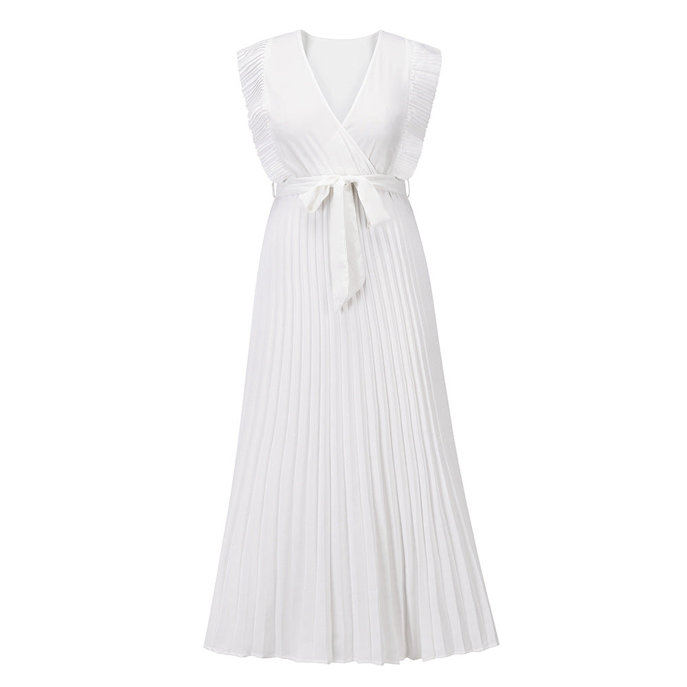 Drune | Plissee-Kleid aus Chiffon