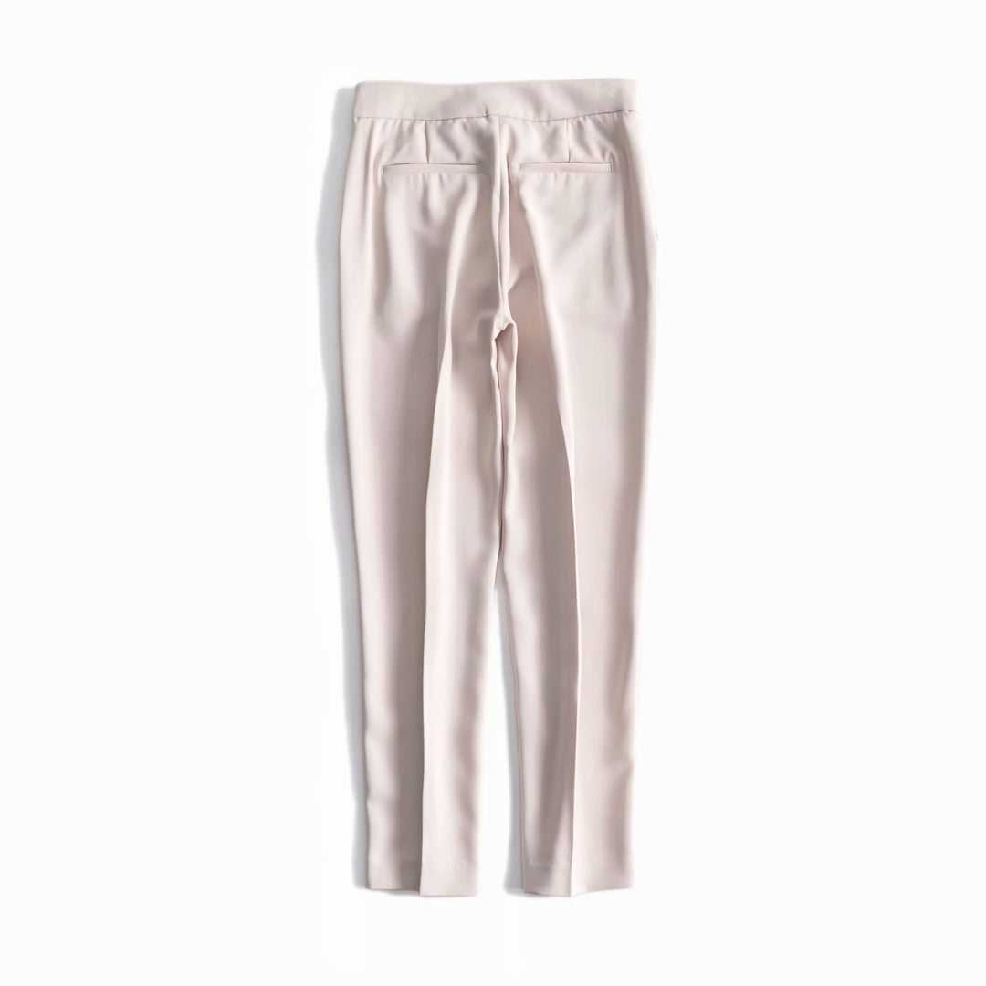 Damen elegante Chino-Hose mit verstellbarem Bund Drune