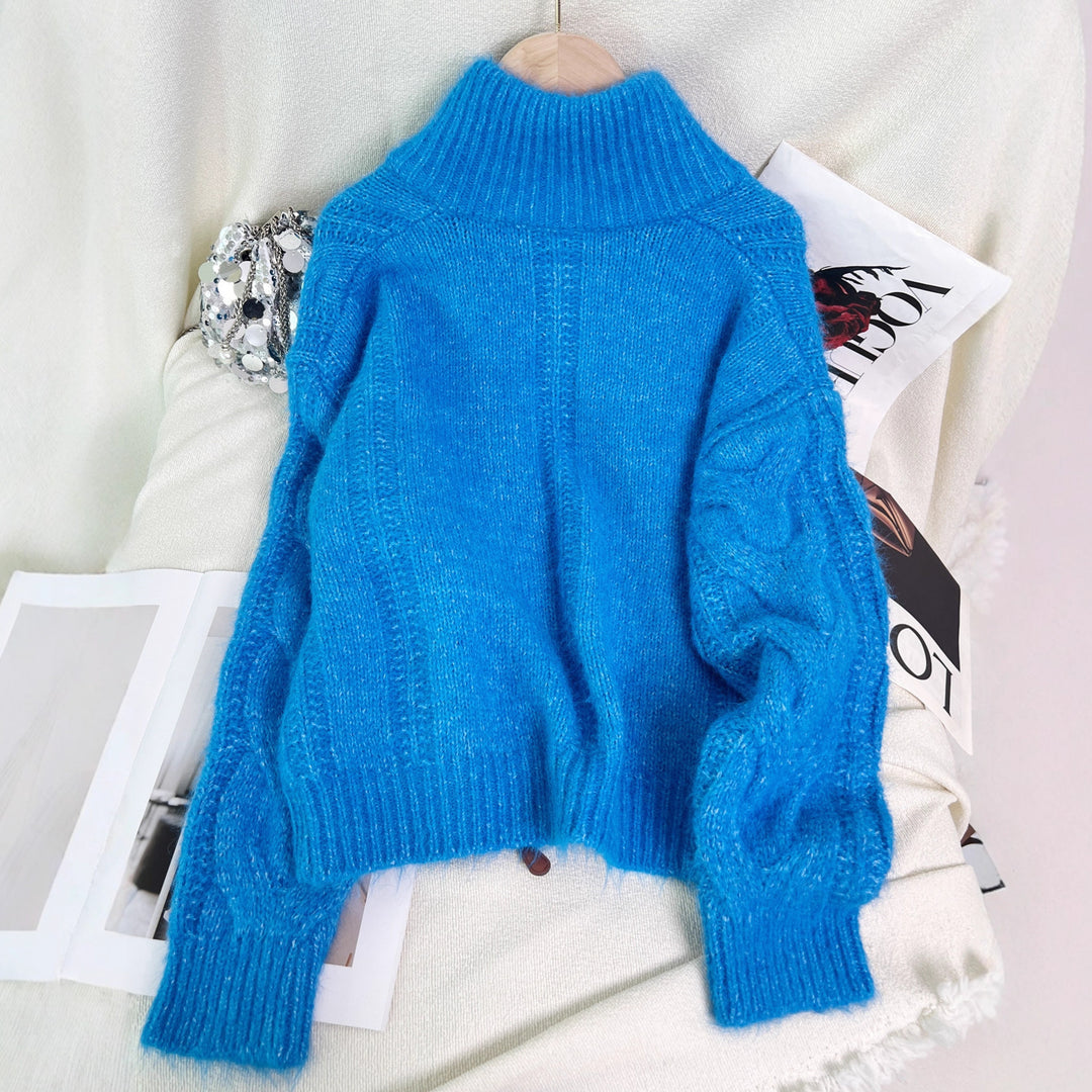 Damen Strickjacke mit strukturiertem Zopfdesign Drune