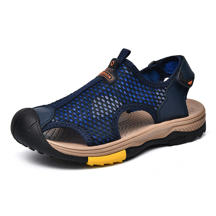 Herren Atmungsaktive Outdoor-Sandalen mit rutschfester Sohle und verstellbarem Riemen Drune