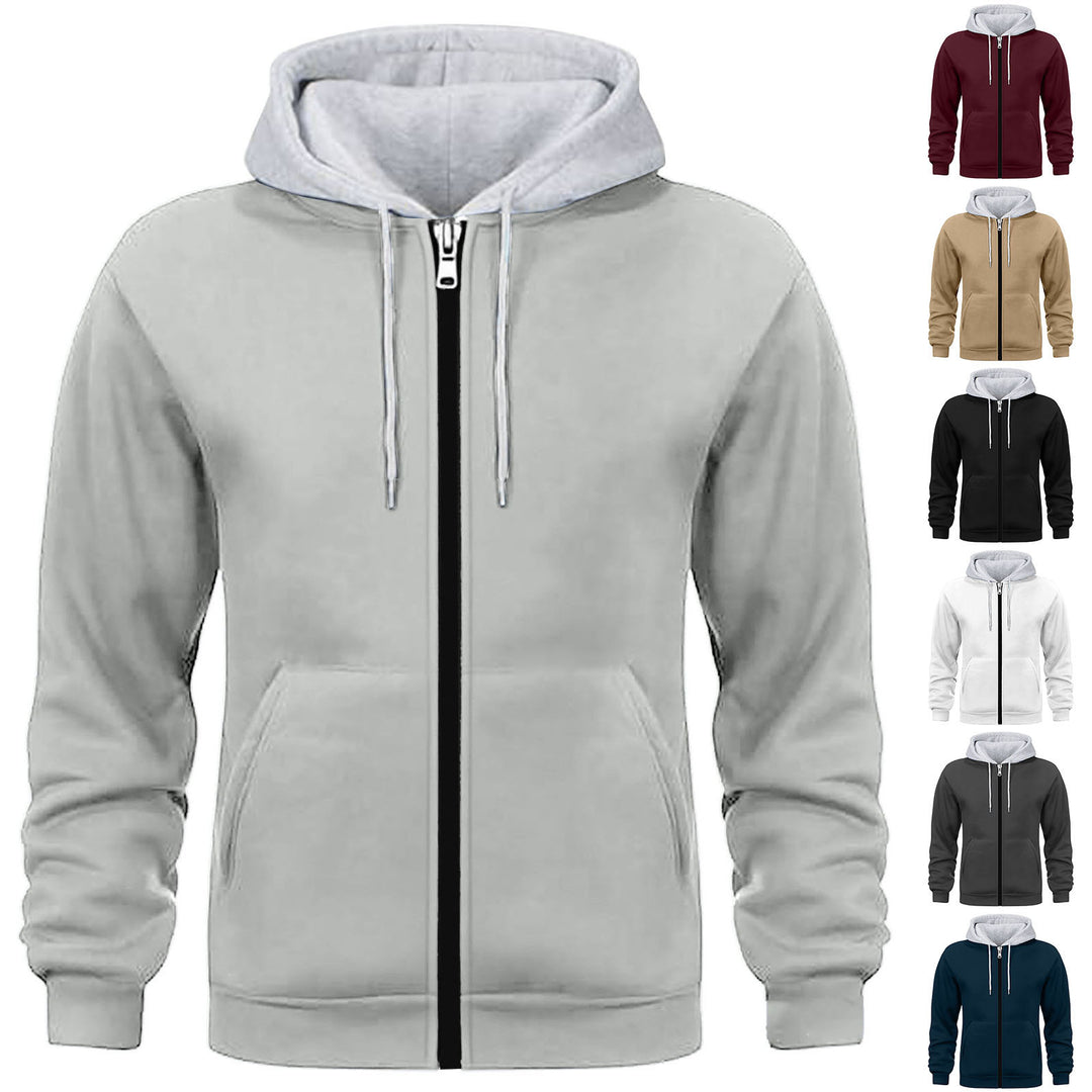 Herren Kapuzenjacke mit doppellagigem Material Drune