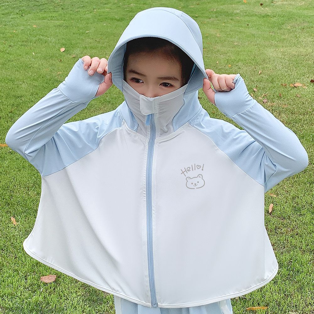 Mädchen funktionale UV-Schutzjacke mit Kapuze Drune