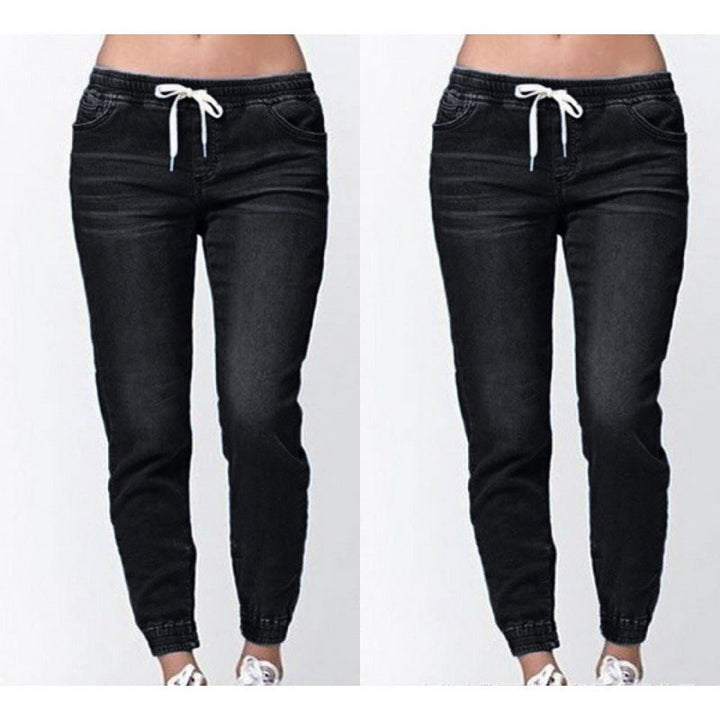 Damen Joggingjeans mit elastischem Bund und praktischen Taschen Drune