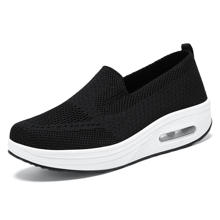 Damen nan gestrickter Schlupfsneaker mit Luftpolster-Dämpfung und ergonomischer Komfortsohle Drune