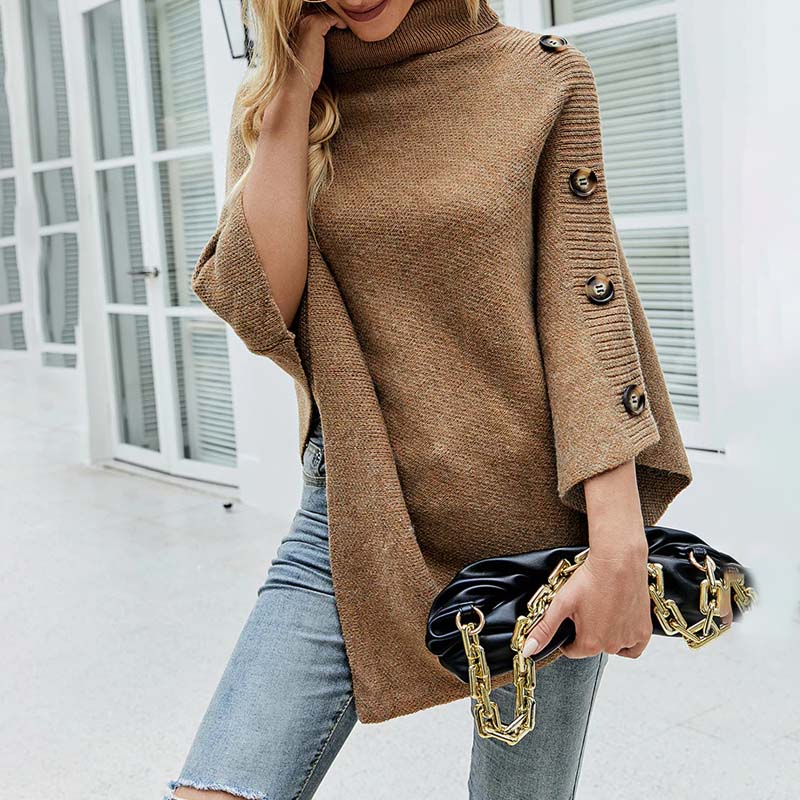 Drune | Pullover Aus Einfarbiger Strickware mit Komfort