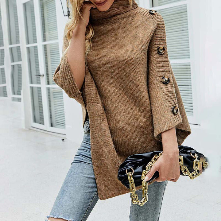 Drune | Pullover Aus Einfarbiger Strickware mit Komfort