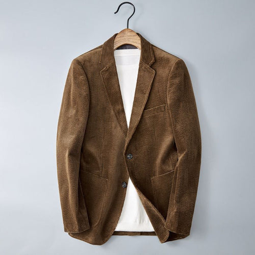 Drune | Strukturierte Cordjacke im smart casual Stil