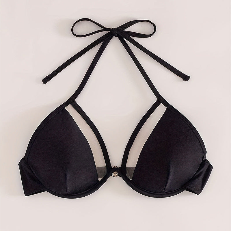 Damen Triangel-Bikini mit transparenten Einsätzen Drune