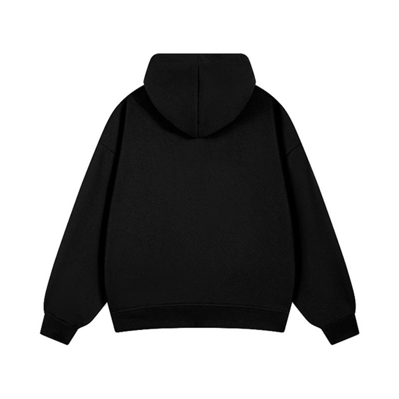 Damen lässige Kapuzenjacke mit Karo-Innenfutter und durchgehendem Reißverschluss Drune