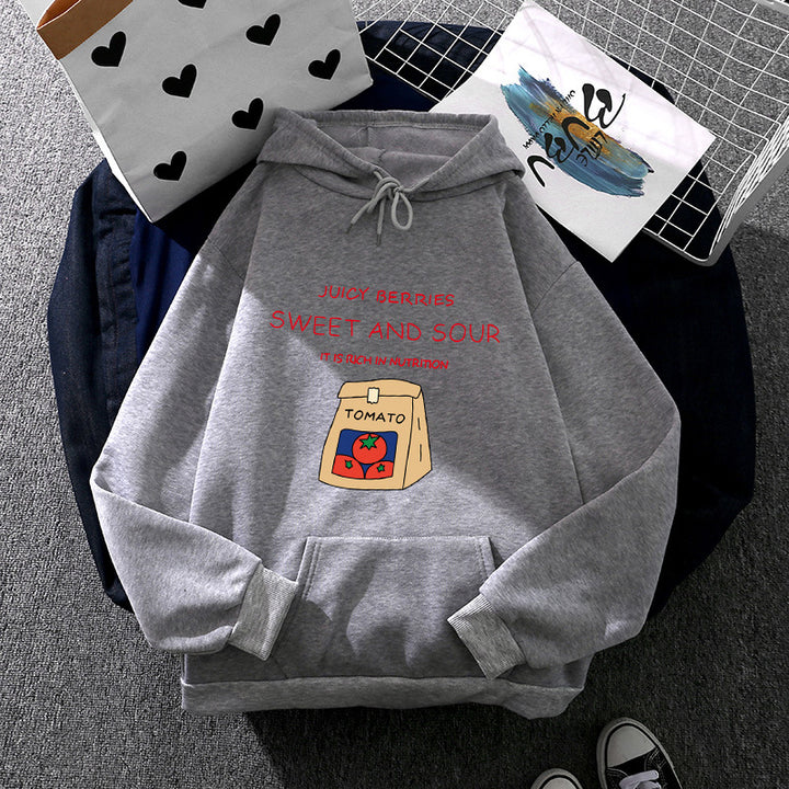 Damen Hoodie mit einzigartigem vitaminreichen Print Drune