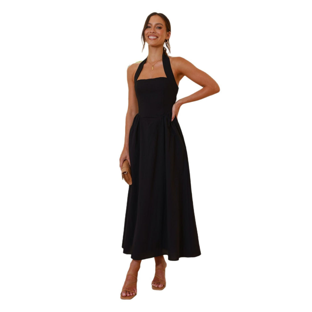 Damen Maxikleid mit schulterfreier Silhouette und eleganter Taillierung Drune