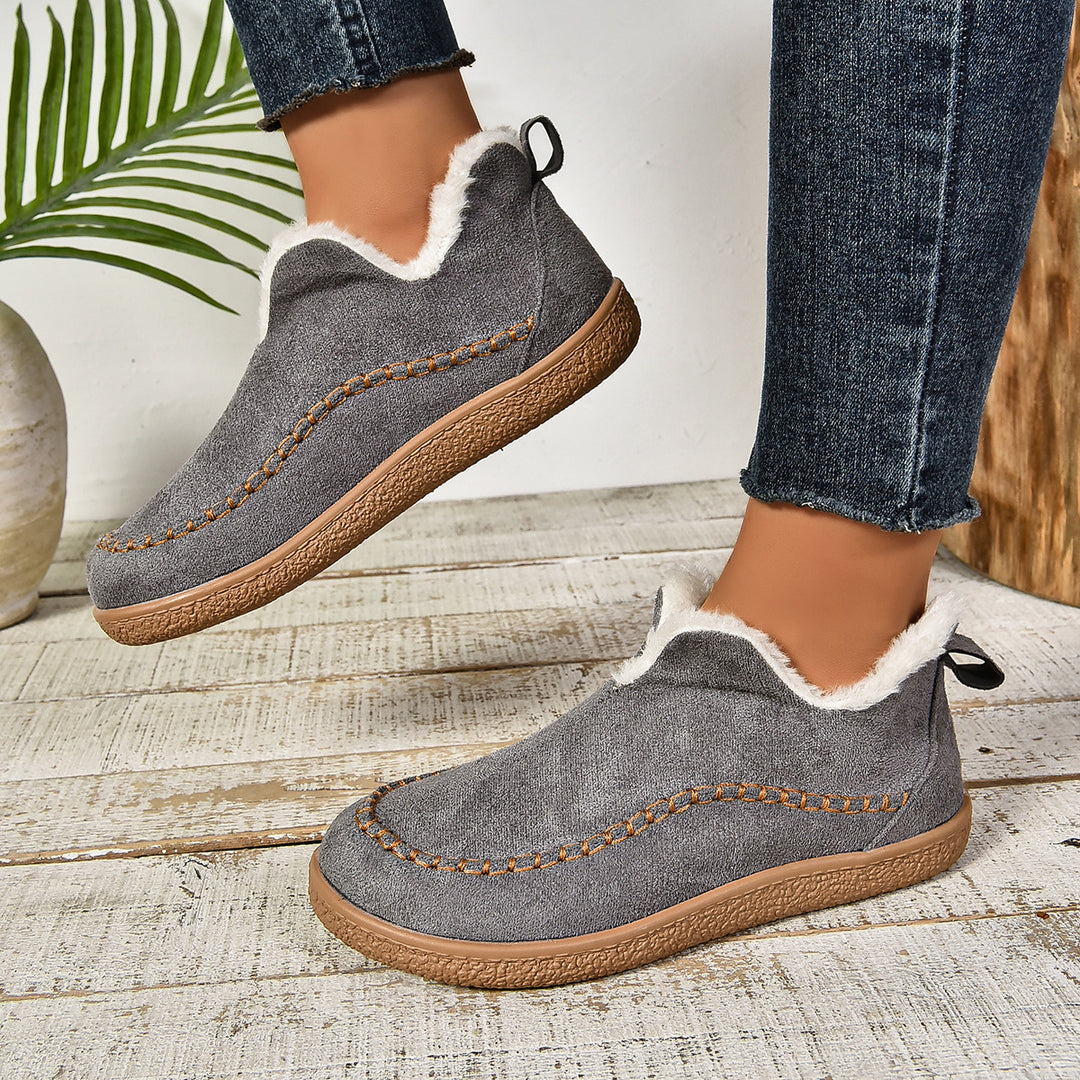 Damen Clog-Schuhe mit kuscheligem Innenfutter und rutschfester Sohle Drune