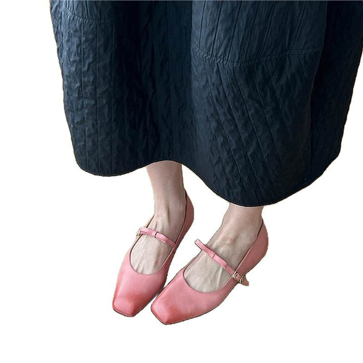 Damen Mary Jane Ballerinas mit edlem Riemenverschluss und komfortabler Sohle Drune