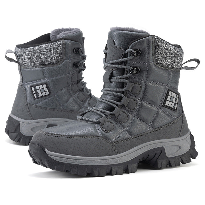 Damen Winterwanderstiefel mit rutschfester Sohle und isolierendem Innenfutter Drune