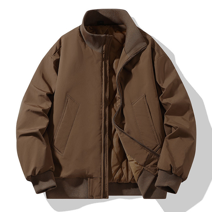 Herren modische Steppjacke mit hohem Kragen Drune