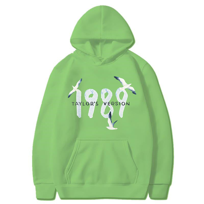 Damen Kapuzenpullover mit kreativem Vogelmotiv und hochwertiger Baumwolle Drune