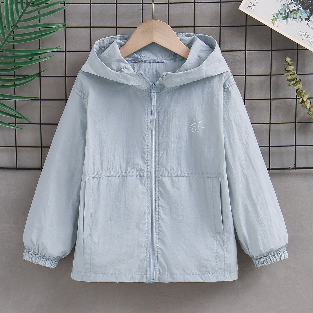Damen nan leichte ultradünne UV-Schutz-Sommerjacke mit Kapuze Drune