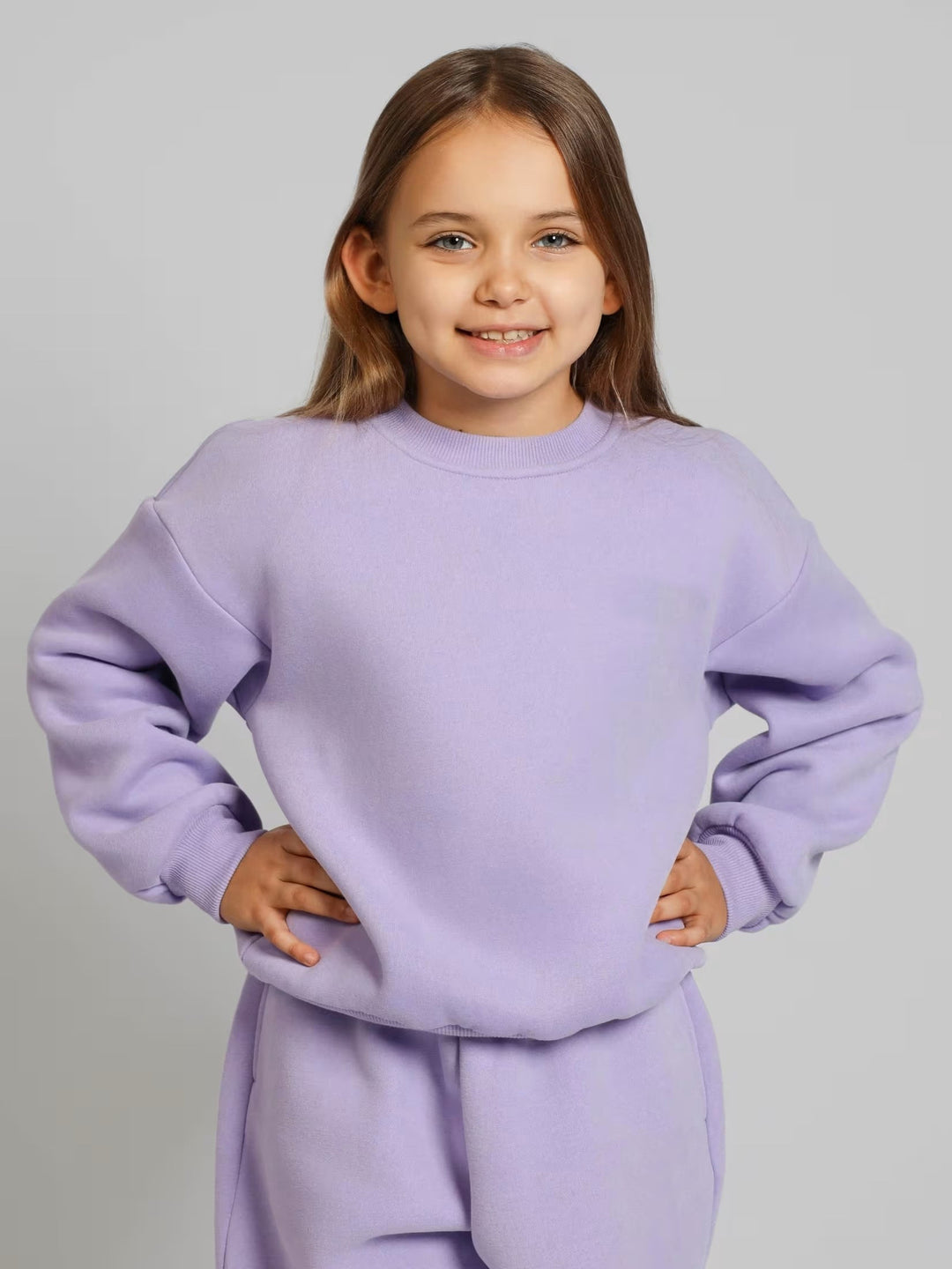 Damen lässiges Sweat-Set mit voluminösem Oberteil und bequemen Jogginghosen Drune