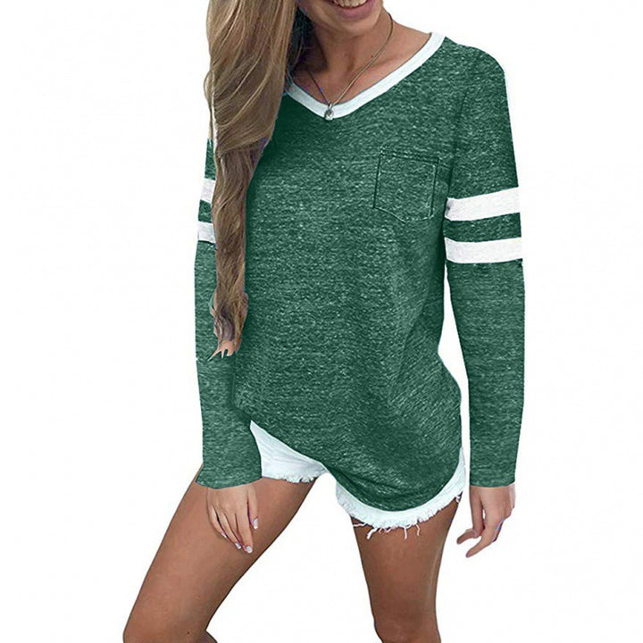 Damen Freizeitpullover mit stylischem Streifen-Design und lässigem Schnitt Drune