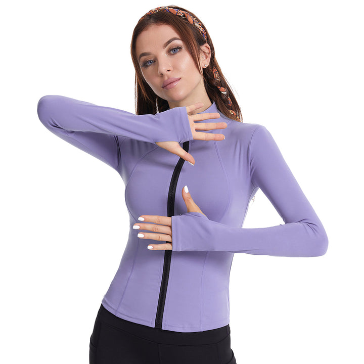 Damen Sportjacke mit hohem Kragen und praktischem Reißverschluss Drune
