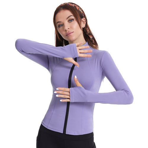 Damen Sportjacke mit hohem Kragen und praktischem Reißverschluss Drune