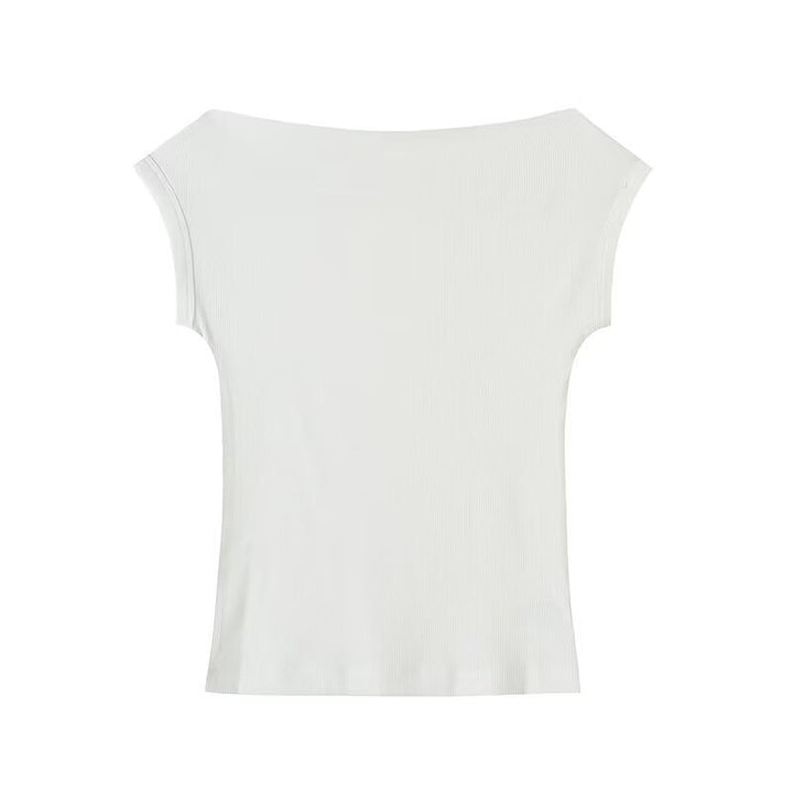 Damen raffiniertes Oberteil mit weitem Schnitt und modernen Details Drune