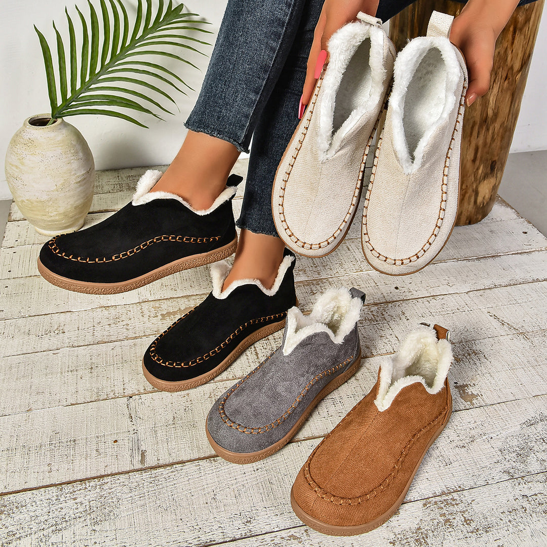 Damen Clog-Schuhe mit kuscheligem Innenfutter und rutschfester Sohle Drune