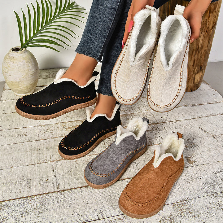 Damen Clog-Schuhe mit kuscheligem Innenfutter und rutschfester Sohle Drune
