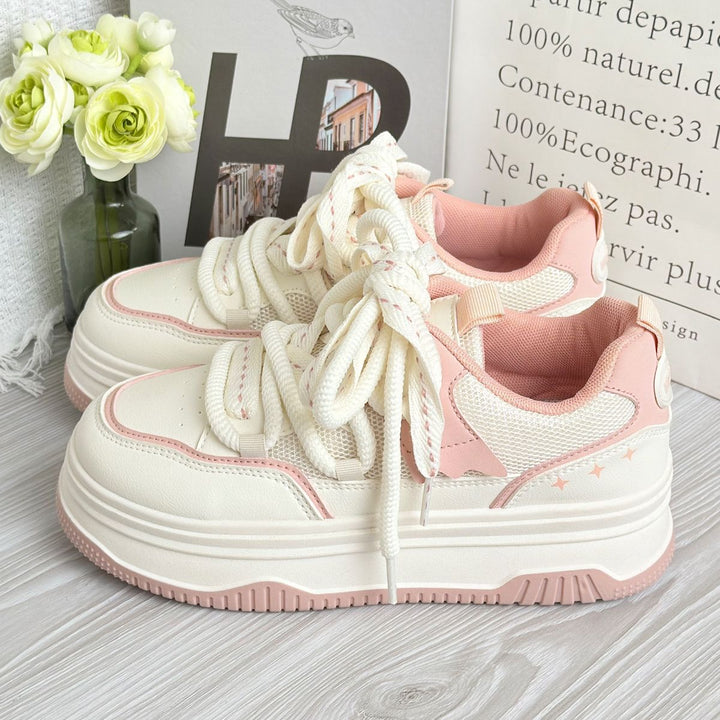 Damen Sportliche Sneaker mit dicker Sohle Drune