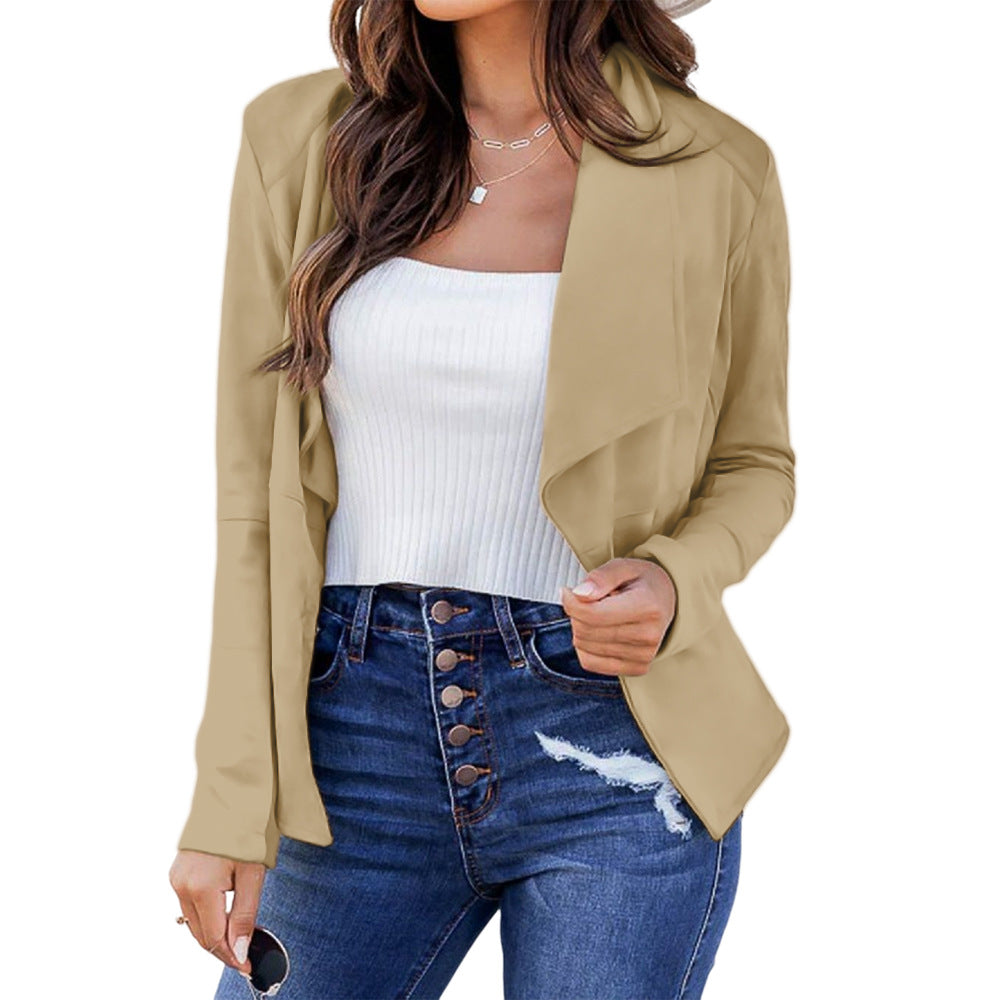 Damen elegante und lässige Blazerjacke Drune